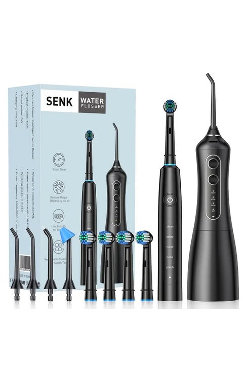 Helloست کامل مسواک برقی و واترجت SENK مدل Intelligent 2-in-1