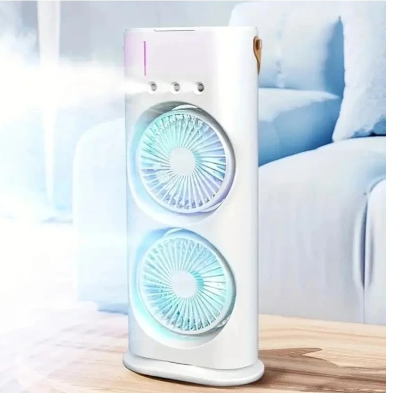 پنکه مه پاش دو طبقه شارژی ریموت دار...