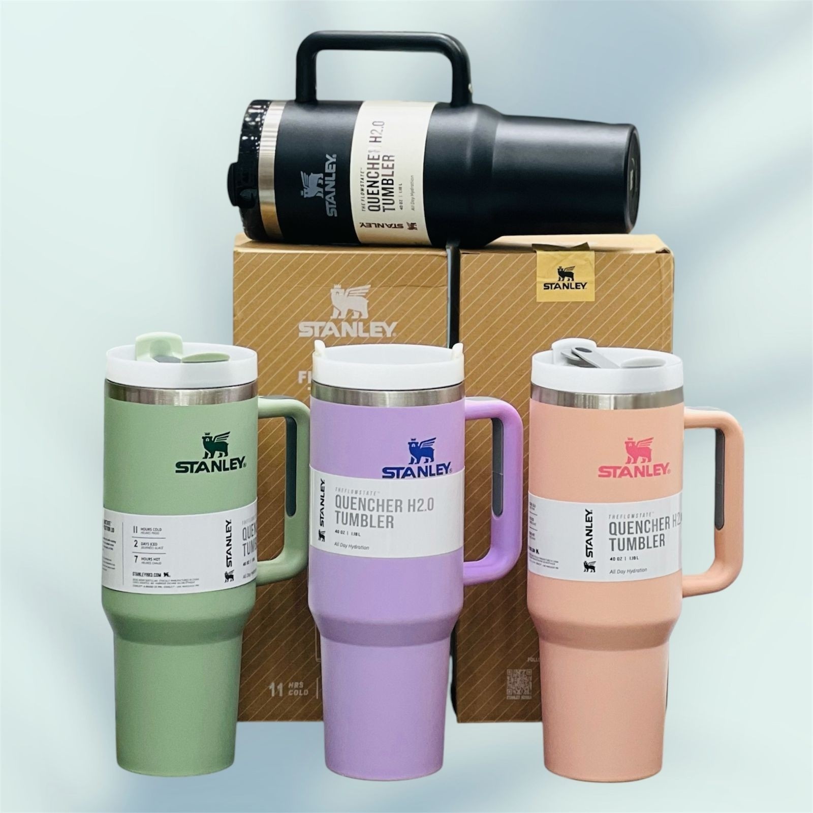 ماگ دسته دار استنلی تامبلر مدل QUENCHER H2O...