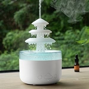بخور و چراغ خواب بارانی سه طبقه Humidifier...