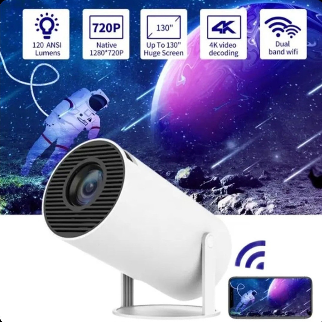 ویدئو پروژکتور مدل HY300 اندرویدی- با کیفیت