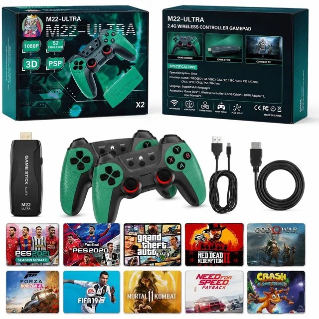کنسول بازی M22 Ultra ظرفیت 64 گیگابایت با...